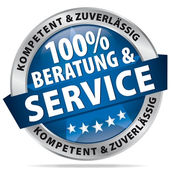 100% Beratung und Service - kompetent und zuverlässig